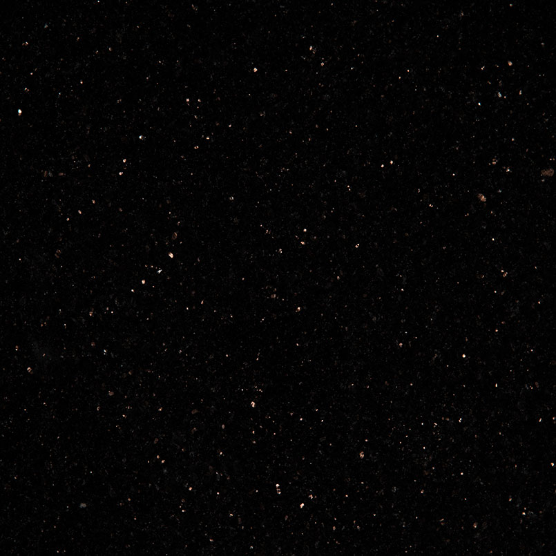 Black Galaxy granite detail