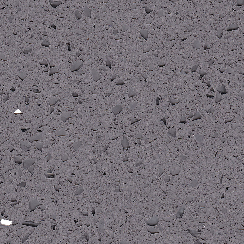 Sparkling Gray quartz detail